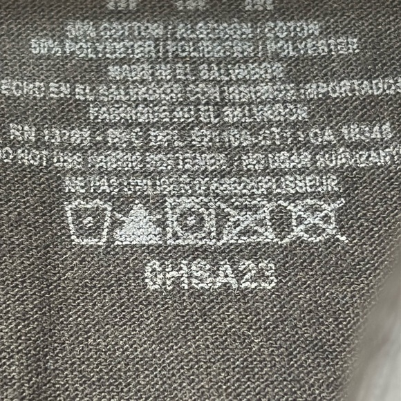 NWOT Jerzees Spot Shield Mens Black Cotton Blend Long Sleeve Polo Shirt M MEDIUM - Picture 7 of 8